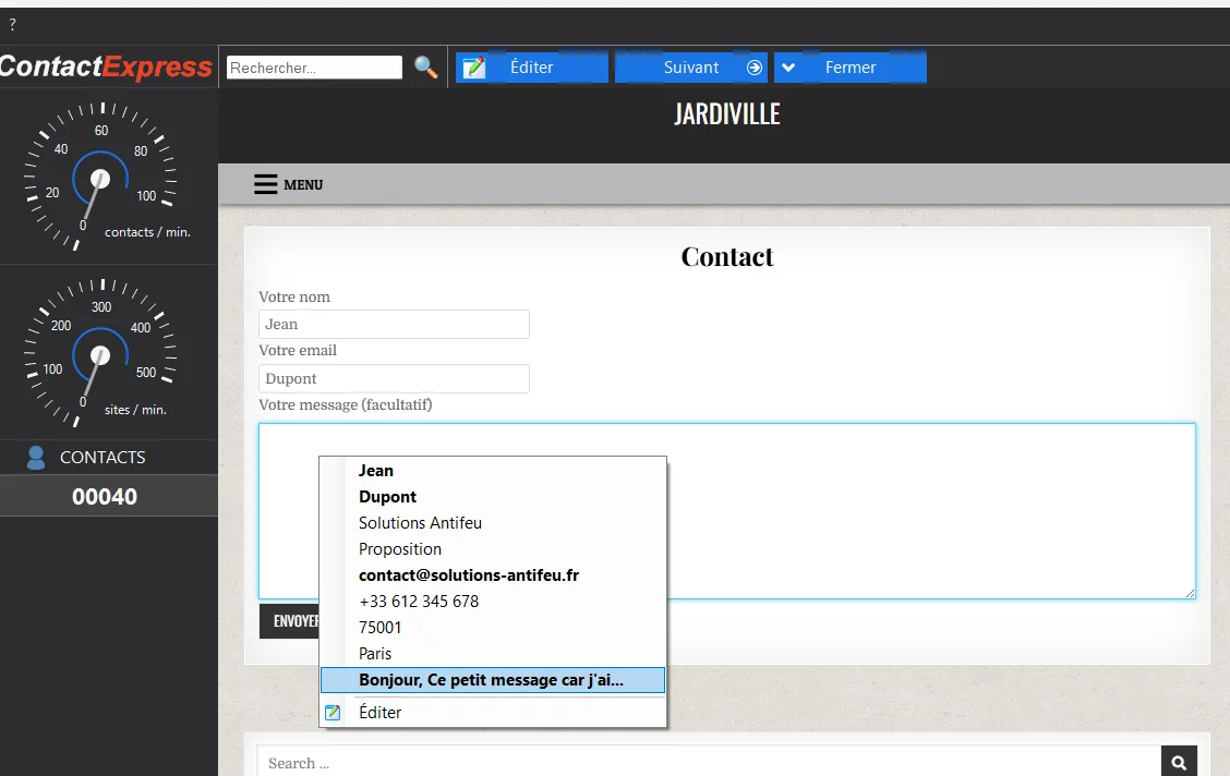 Exportez vos numéros et préparez vos appels